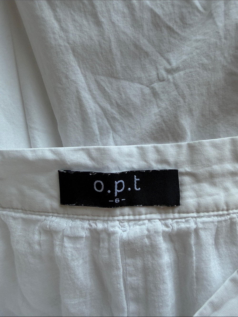 o.p.t Beth Cotton Skirt size 6 - Picture 3 of 3